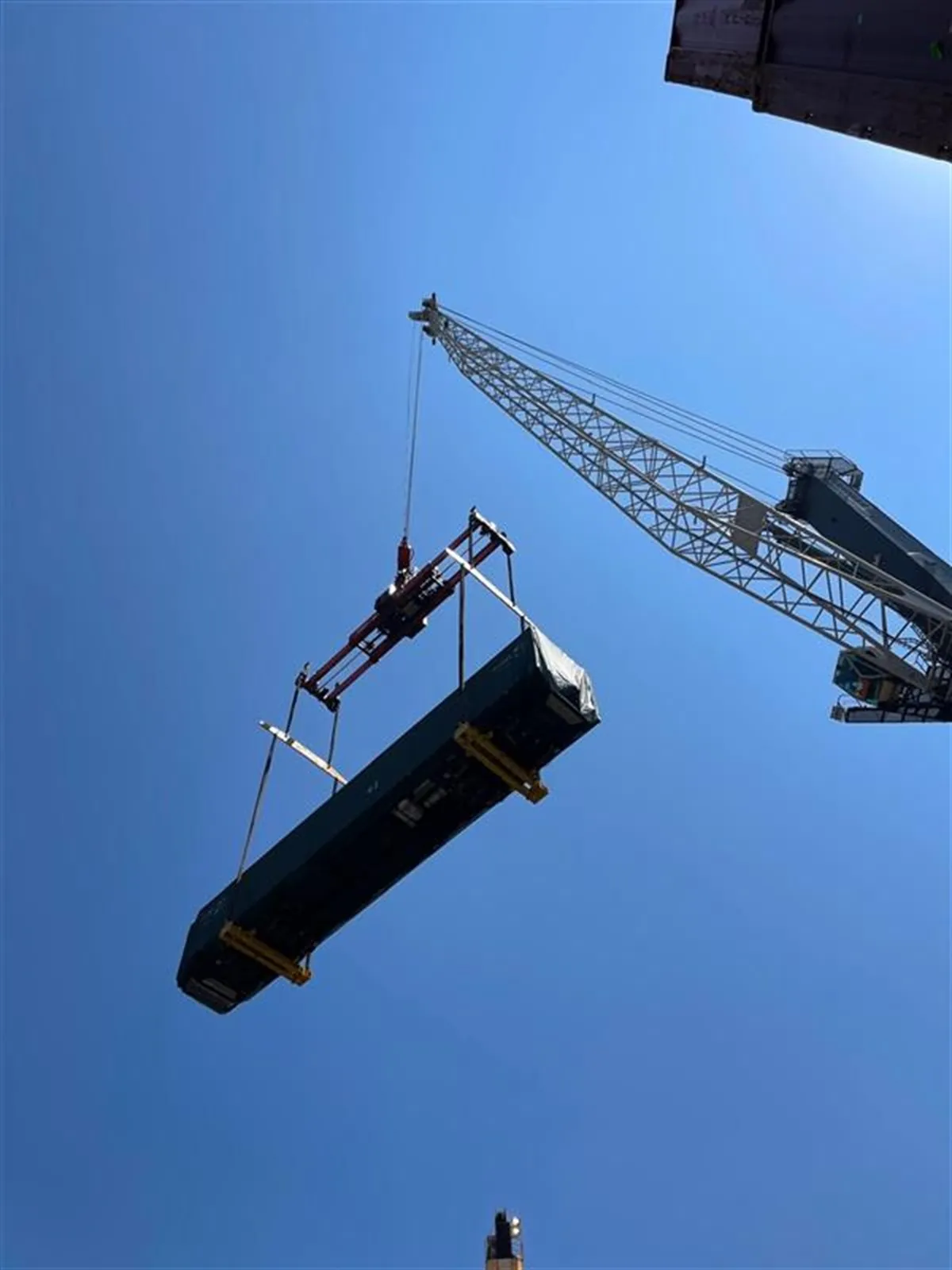 Sollevamento convoglio metropolitano — Metro Baltimore, progetto fondativo Ricolfi Group Inc.