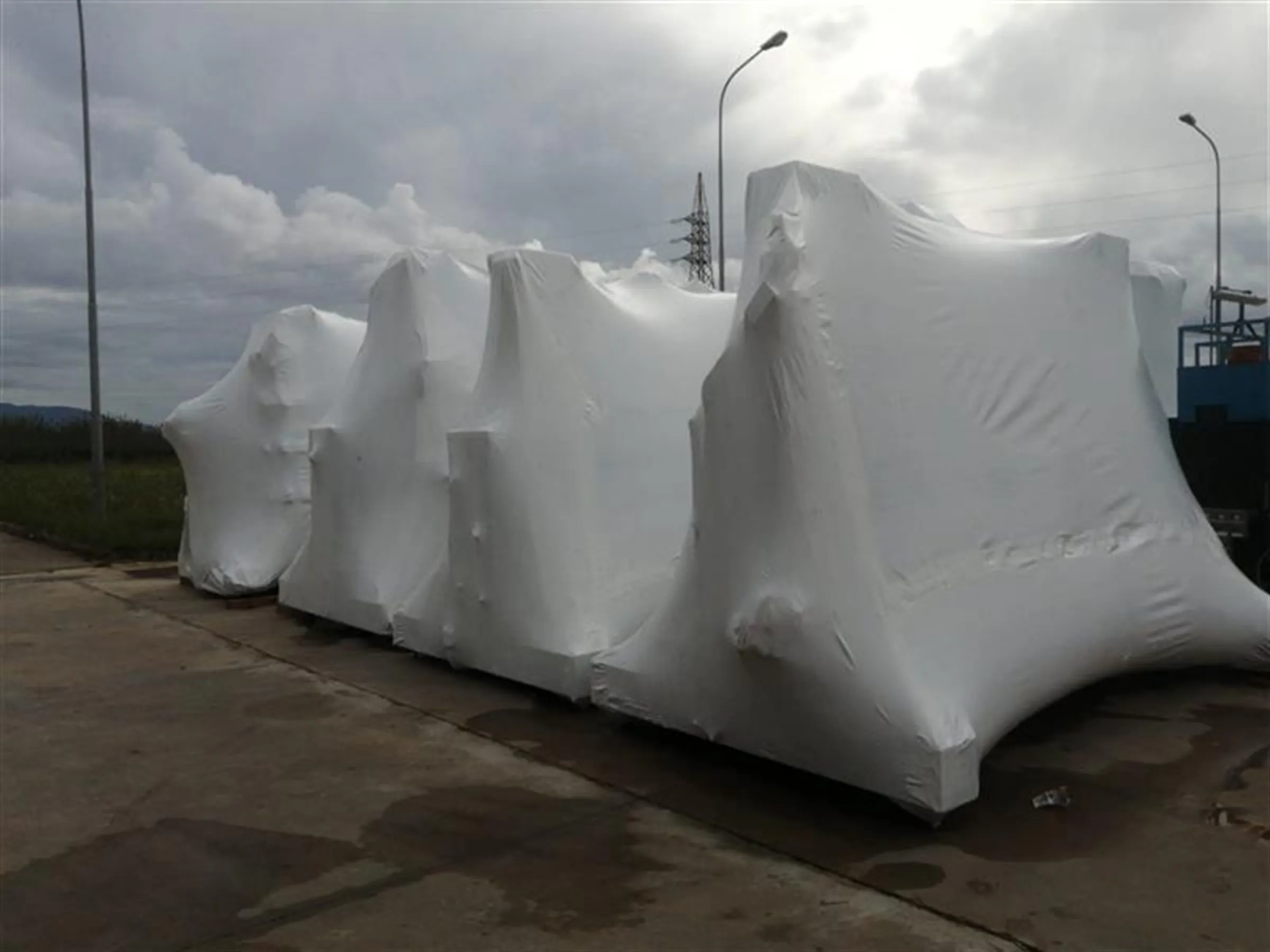 Industrial packing — wrapped cargo for special shipments